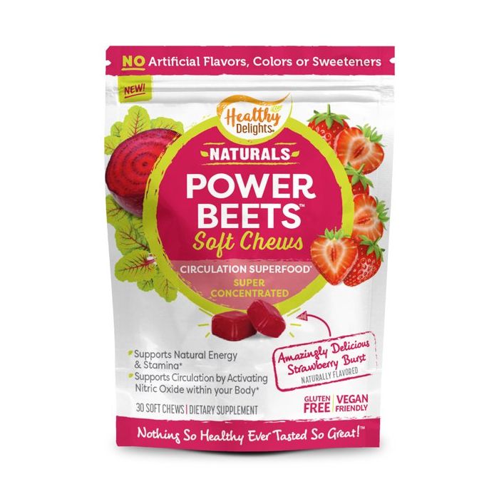 HEALTHY DELIGHTS: Naturals Power Beets Chews, 30 pc