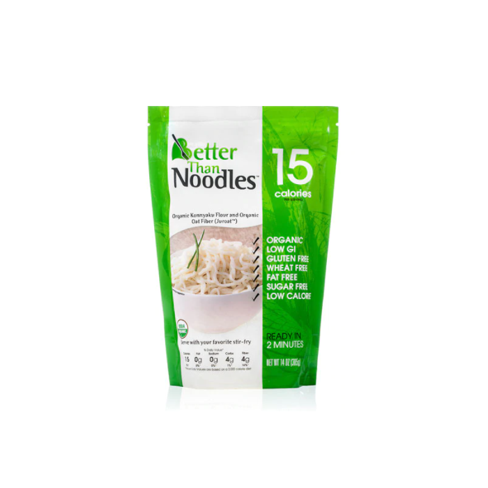 BETTER THAN NOODLES: Organic Konnyaku Noodles, 14 oz