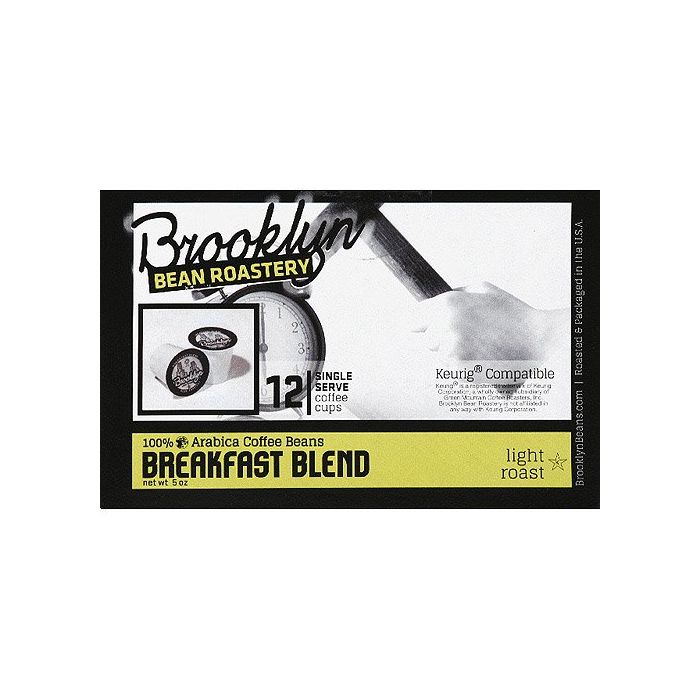 BROOKLYN BEAN ROASTERY: Breakfast Blend Coffee, 12 pc