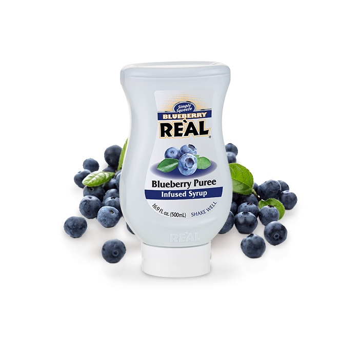 COCO REAL: Blueberry Real, 16.9 fo
