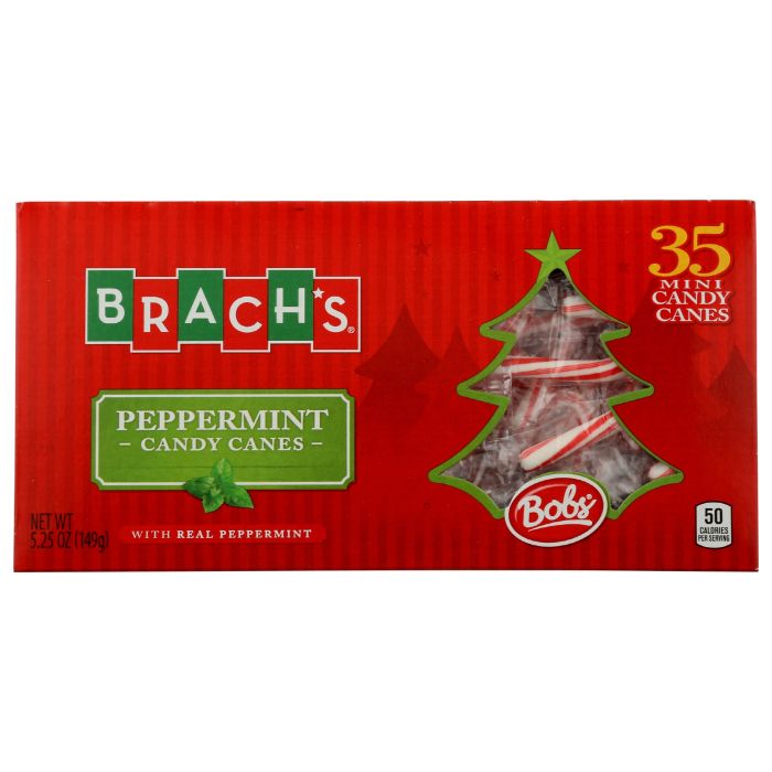 BRACHS: Peppermint Mini Candy Canes, 5.25 oz