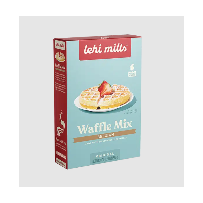 LEHI MILLS: Belgian Waffle Mix, 20 oz