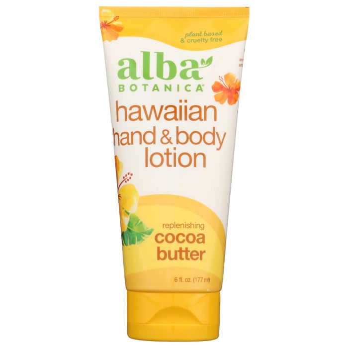 ALBA BOTANICA: Hawaiian Hand and Body Lotion Cocoa Butter, 7 oz