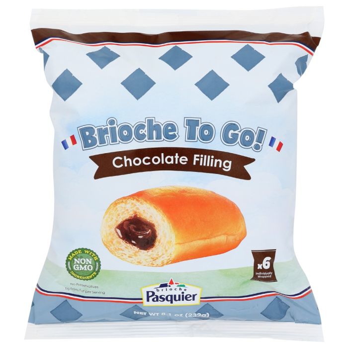 BRIOCHE PASQUIER: Chocolate Filled Pitch, 8.1 oz