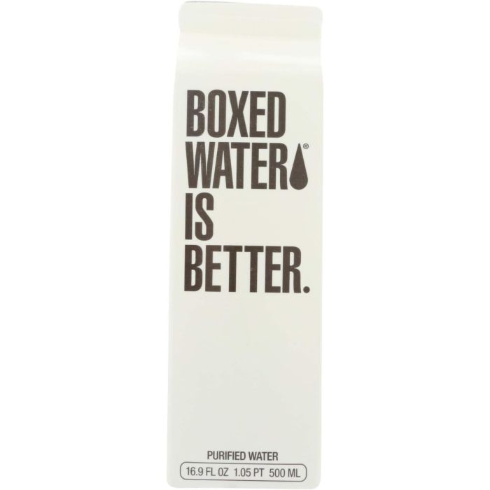 BOXED WATER: Purified Water, 500 ml