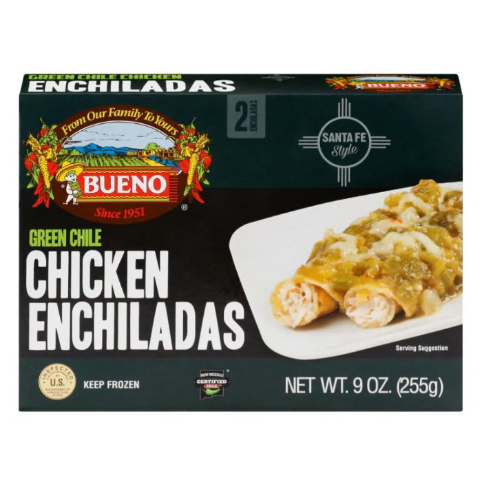 BUENO: Green Chile Chicken Enchiladas, 9 oz