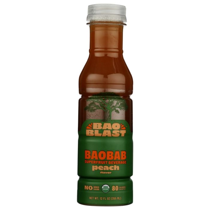 BAOBLAST: Baobab and Peach Juice, 12 fo