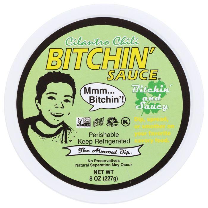 BITCHIN SAUCE: Cilantro Chili Sauce, 8 oz