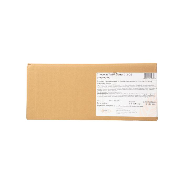 BELPASTRY INC: Chocolate Custard Twist 50 pc, 9.9 lb