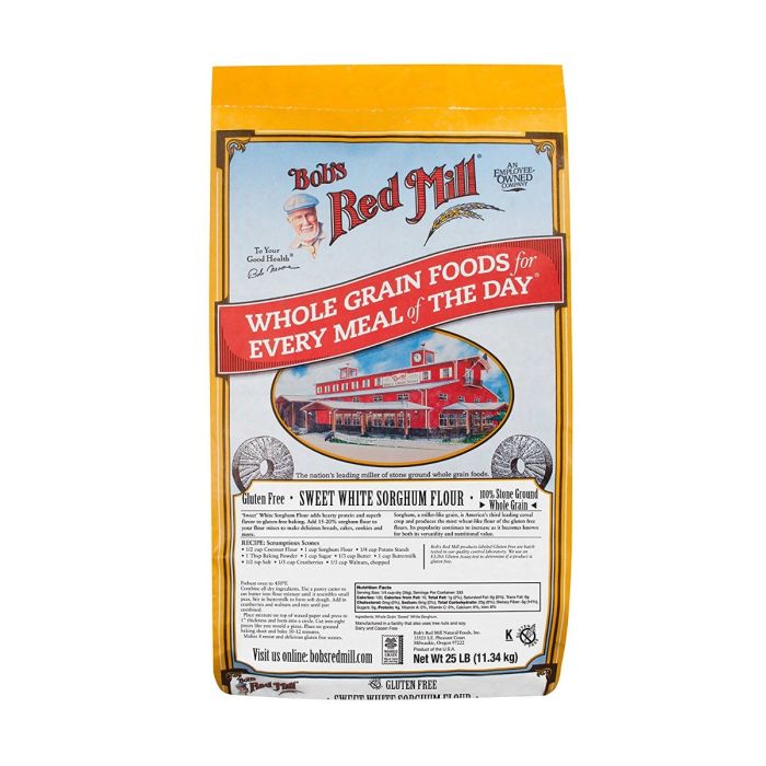BOBS RED MILL: Sweet Sorghum Flour Gluten Free, 25 lb