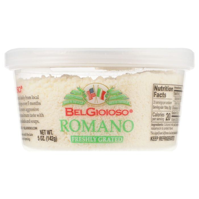 BELGIOIOSO: Grated Romano Cheese, 5 oz