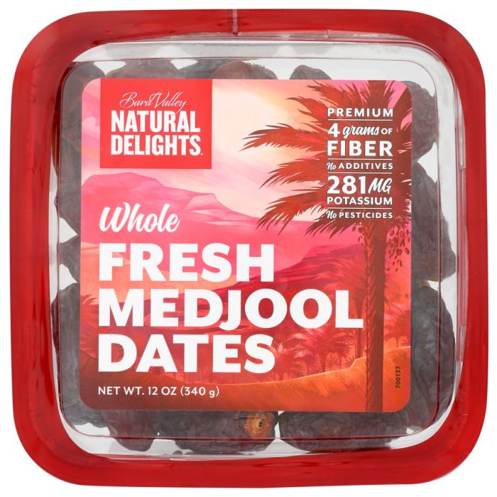 BARD VALLEY: Whole Medjool Dates, 12 oz
