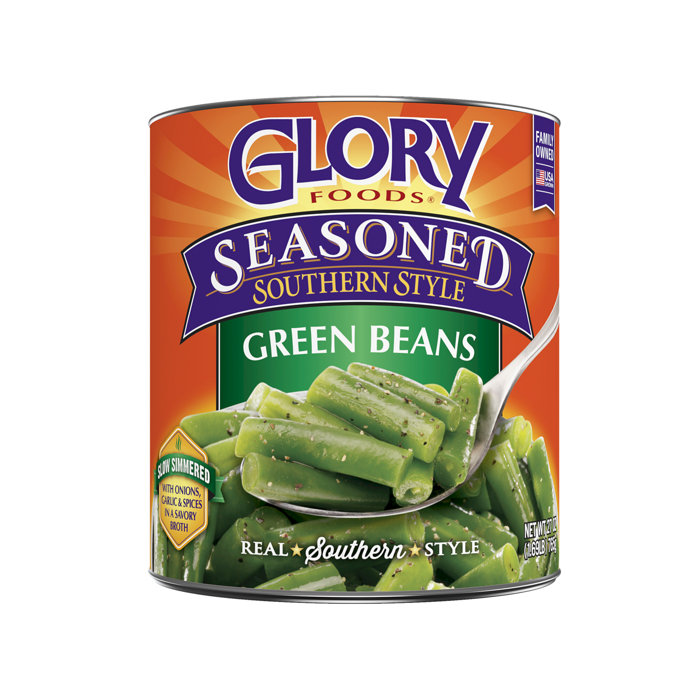 GLORY FOODS: Seasoned Green Beans, 27 oz
