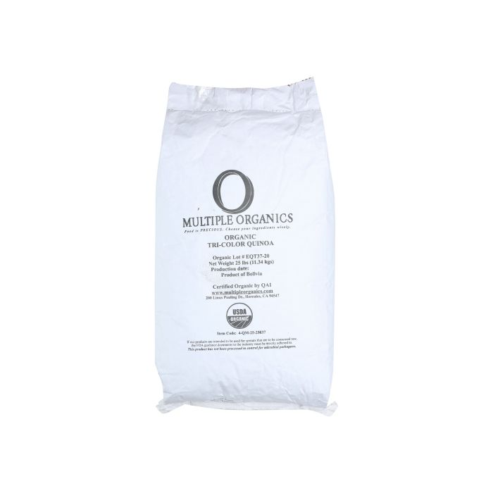 BULK GRAINS: Organic Tri Color Quinoa, 25 lb