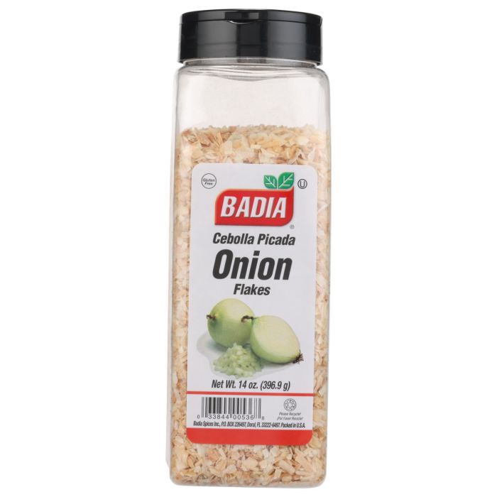BADIA: Onion Flakes, 14 oz