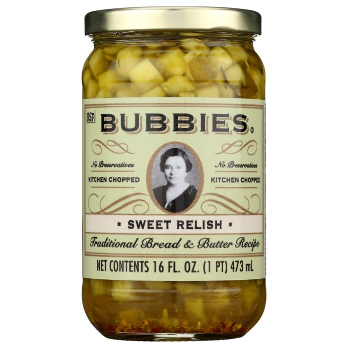 BUBBIES: Sweet Relish, 16 fo
