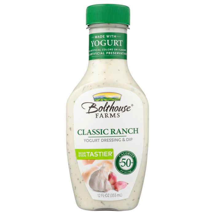 BOLTHOUSE: Ranch Dressing, 12 fo