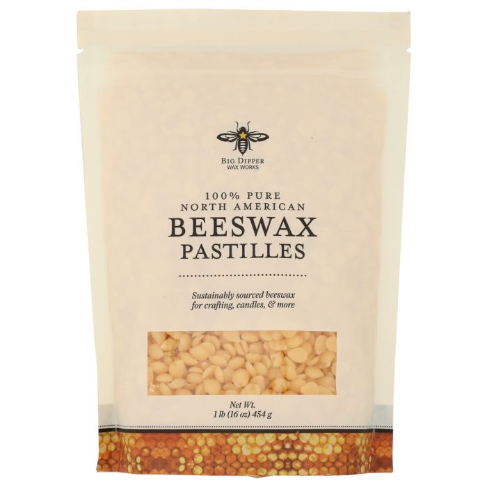 BIG DIPPER WAX WORKS: Pure Beeswax Pastilles, 1 lb
