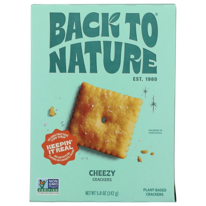 BACK TO NATURE: Cheezy Crackers, 5 oz