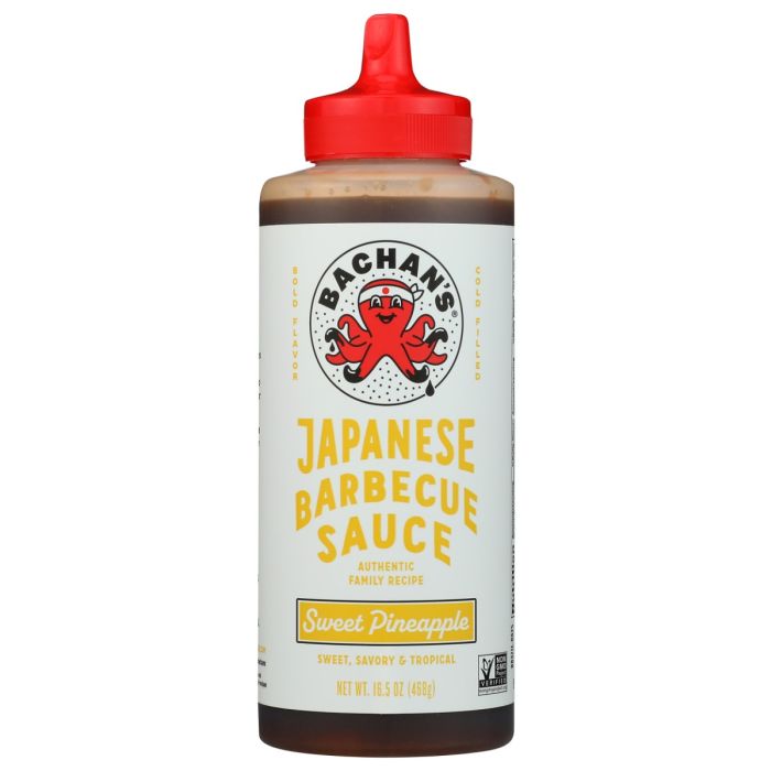 BACHANS: Sweet Pineapple Japanese Bbq Sauce, 16.5 oz