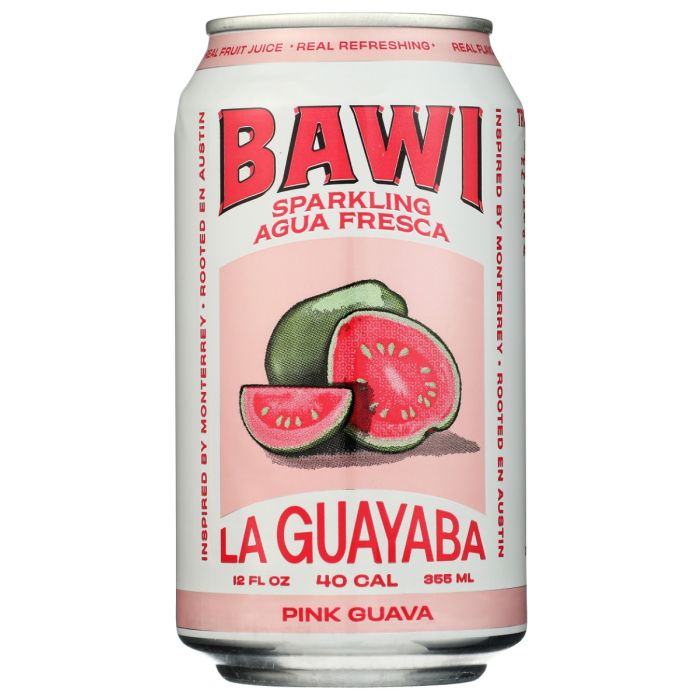 BAWI: Sparkling Guava Agua Fresca, 12 fo
