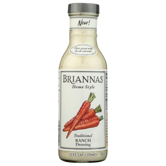BRIANNAS: Traditional Ranch Dressing, 12 oz