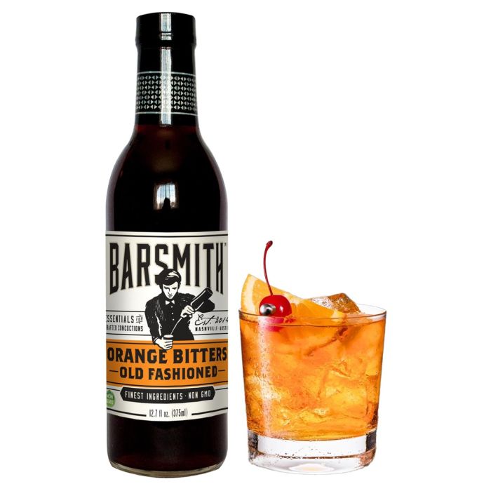 BARSMITH: Orange Bitters Old Fashioned Mix, 12.7 fo