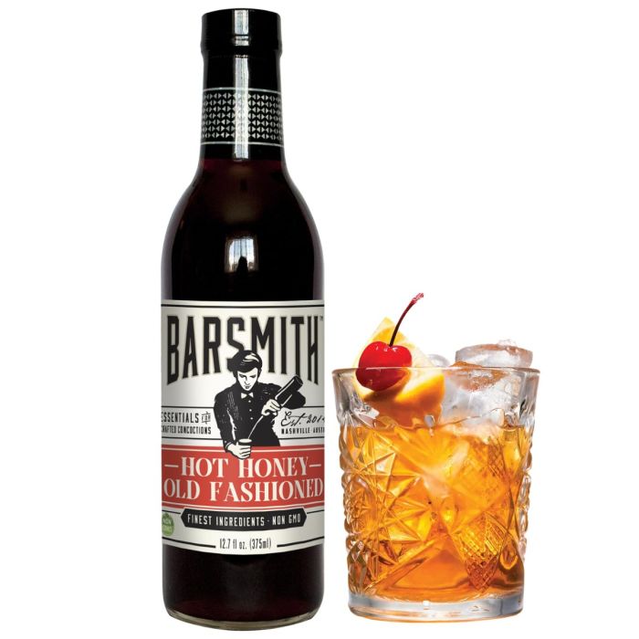 BARSMITH: Hot Honey Old Fashioned Mix, 12.7 oz