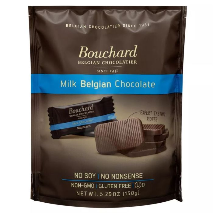 BOUCHARD: Milk Belgian Chocolate, 5.29 oz