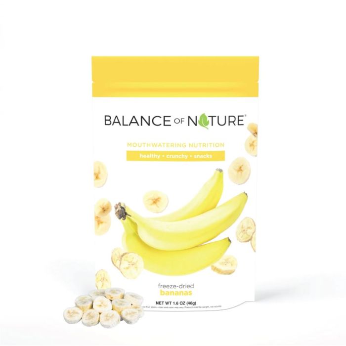 BALANCE OF NATURE: Freeze Dried Banana, 1.6 oz