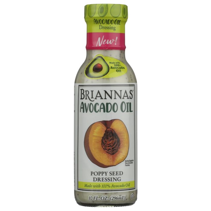 BRIANNAS: Avocado Oil Poppy Seed Dressing, 10 fo
