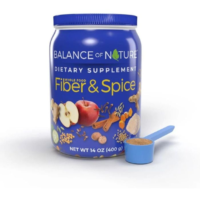 BALANCE OF NATURE: Fiber and Spice Dietary Supplement, 14 oz