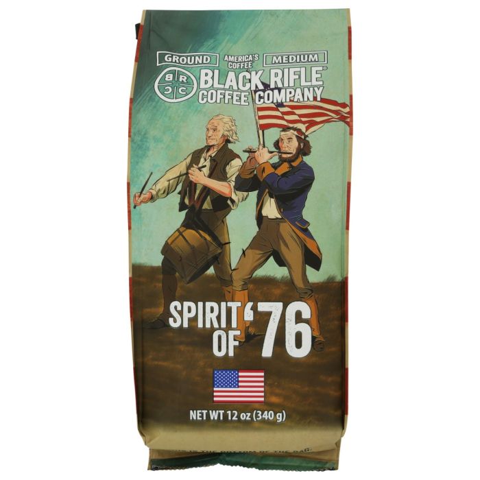 BLACK RIFLE COFFEE: Spirit of 76 Ground Coffee, 12 oz