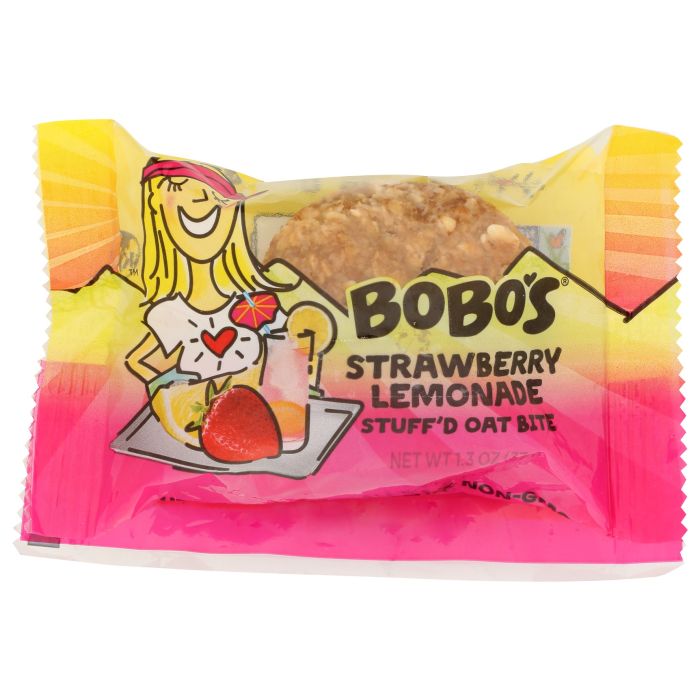 BOBOS OAT BARS: Strawberry Lemonade Oat Bites, 13 oz