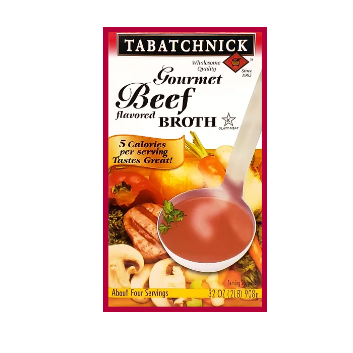 TABATCHNICK: Gourmet Beef Broth, 32 oz