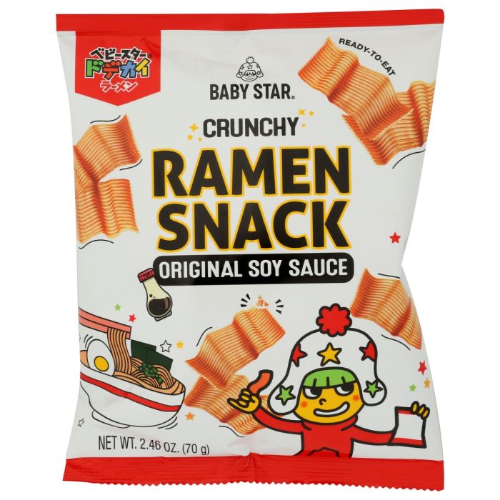 BABY STAR: Original Wide Crunchy Ramen Snack, 2.46 oz