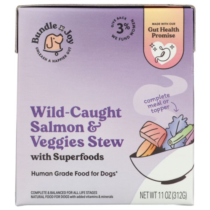 BUNDLE X JOY: Wild Caught Salmon and Veggies Superfood Stew, 11 oz