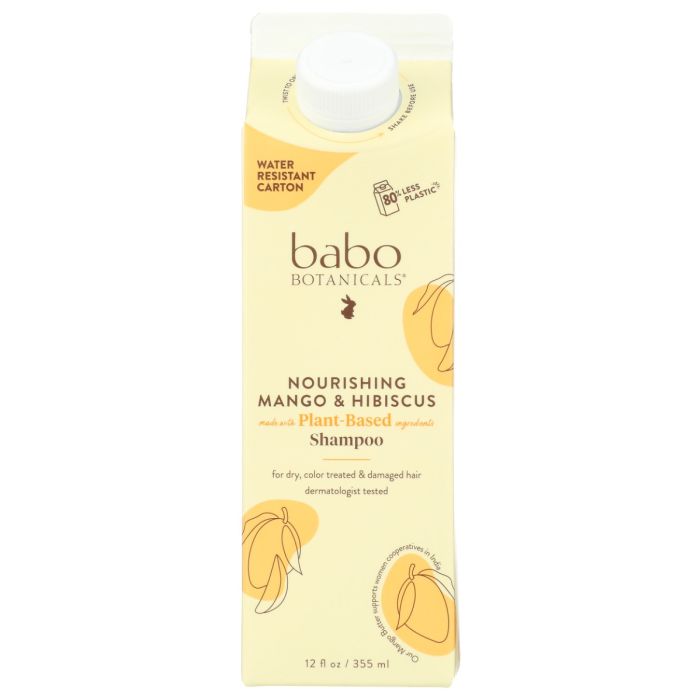 BABOBOTANI: Nourishing Mango Hibiscus Shampoo, 12 fo