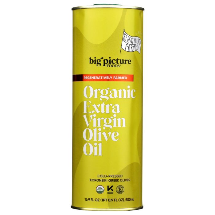 BIG PICTURE FOODS: Organic Extra Virgin Olive Oil, 16.9 fo