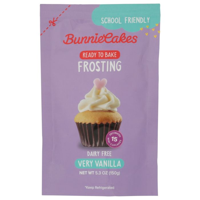BUNNIE CAKES: Ready to Bake Very Vanilla Frosting, 5.3 oz