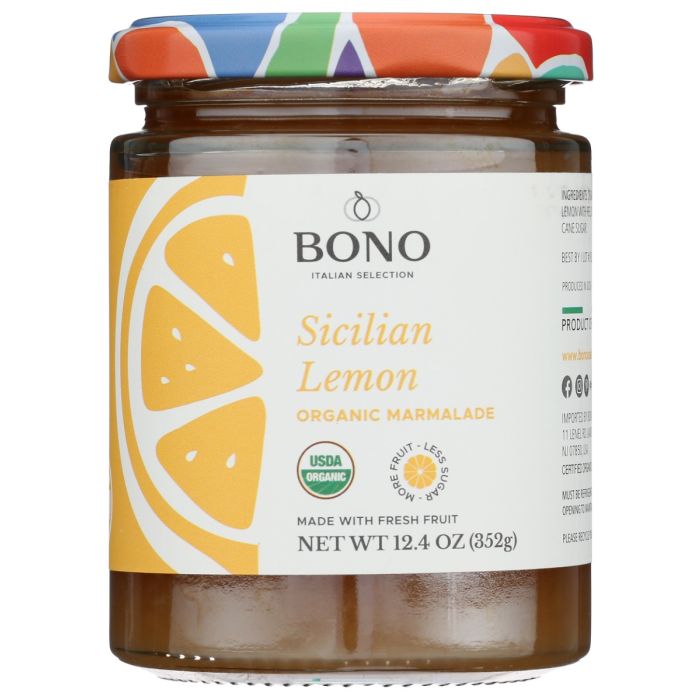 BONO: Sicilian Lemon Marmalade, 12.4 oz