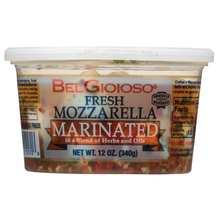 BELGIOIOSO: Mozzarella Marinated Cups, 12 oz