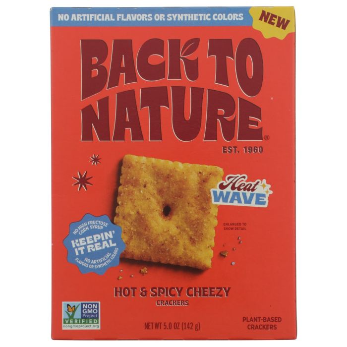 BACK TO NATURE: Cheezy Crackers, 5 oz