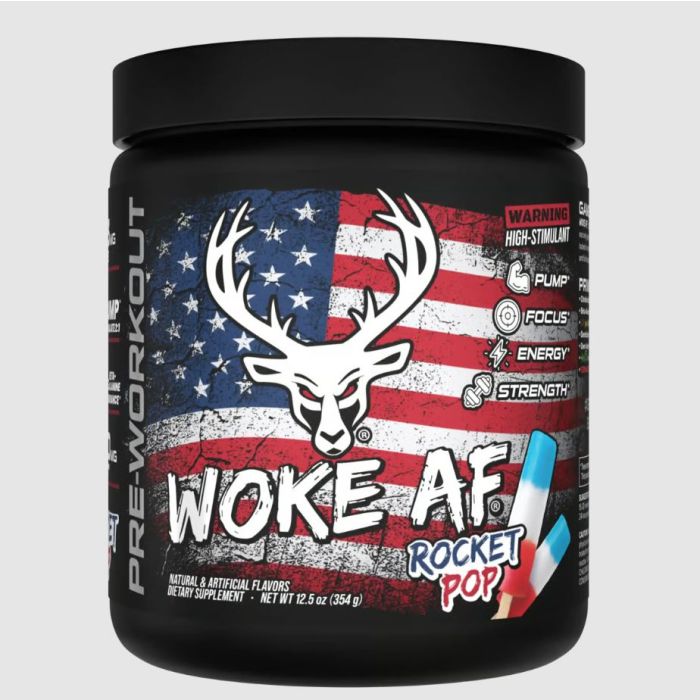 BUCKED UP: Woke Af Rocket Pop Preoworkout, 8.6 oz