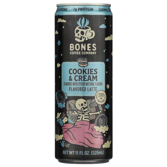BONES COFFEE COMPANY: Cookies N Dreams Latte, 11 fo