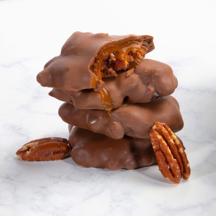 BAZZINI EB: Milk Chocolate Caramel Pecan Cluster, 10 lb