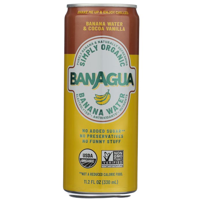 BANAGUA: Banana Water and Cocoa Vanilla, 11.2 fo