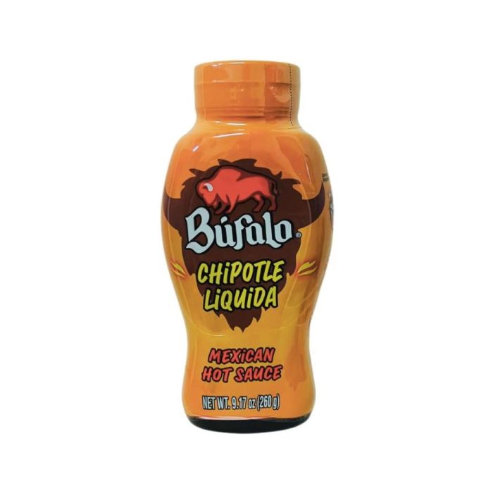 BUFALO: Chipotle Liquida Mexican Hot Sauce, 9.17 oz