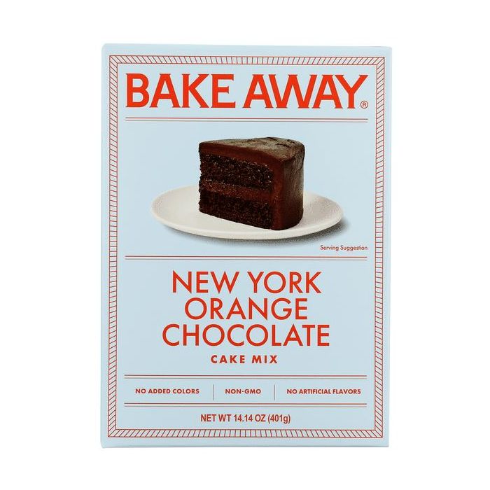 BAKE AWAY: New York Orange Chocolate Cake Mix, 14.14 oz