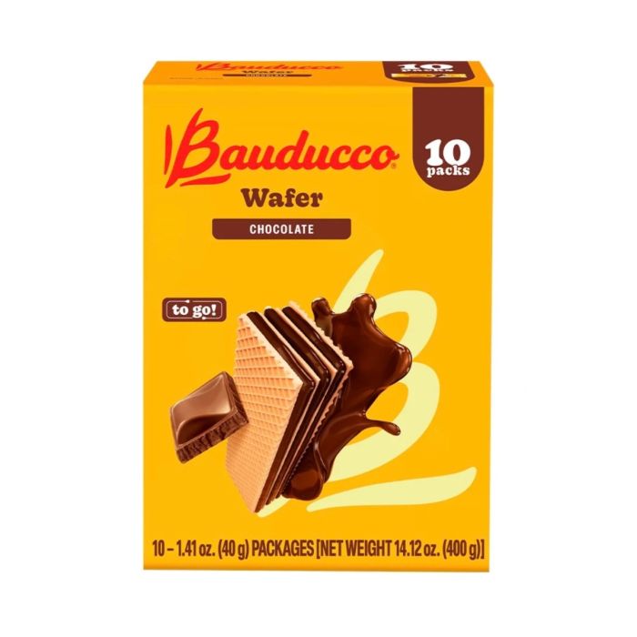 BAUDUCCO: Chocolate Wafers 10 Count, 14.1 oz